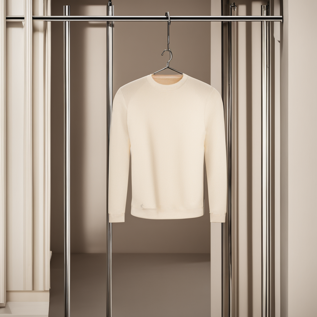 The Eccelenza Premium Cream Elysian Sweatshirt
